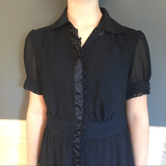 French inspired navy blue dress - Picture 2 of 4